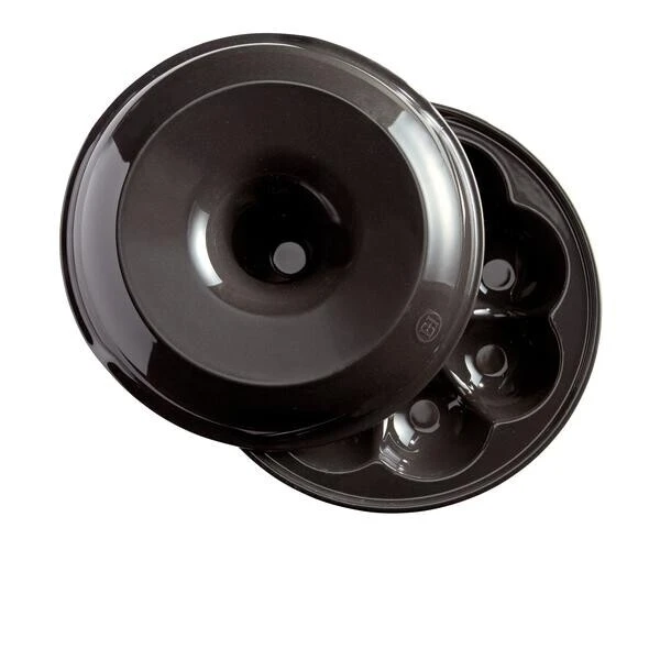 Emile Henry Brotbackform Brötchenkranz 30 Cm Kohle 3 Emile Henry Brotbackform Brötchenkranz 30 Cm Kohle – Bild 3