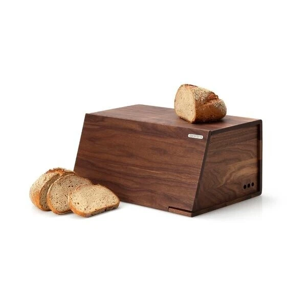 Continenta Brotkasten 40x26 Cm Walnuss 2 Continenta Brotkasten 40x26 Cm Walnuss – Bild 2