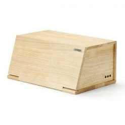 Continenta Brotkasten 40x26 Cm Gummibaum