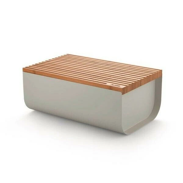 Alessi Brotkasten Mattina Warm Grey 1 Alessi Brotkasten Mattina Warm Grey
