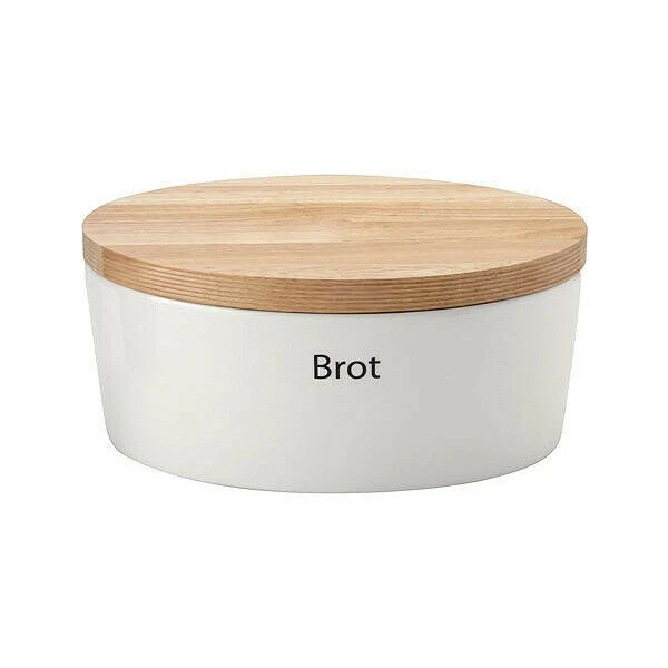 Continenta Brottopf 30x23 Cm Weiß 1 Continenta Brottopf 30x23 Cm Weiß