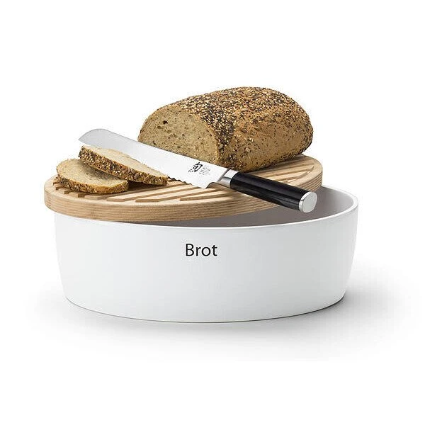 Continenta Brottopf 30x23 Cm Weiß 2 Continenta Brottopf 30x23 Cm Weiß – Bild 2