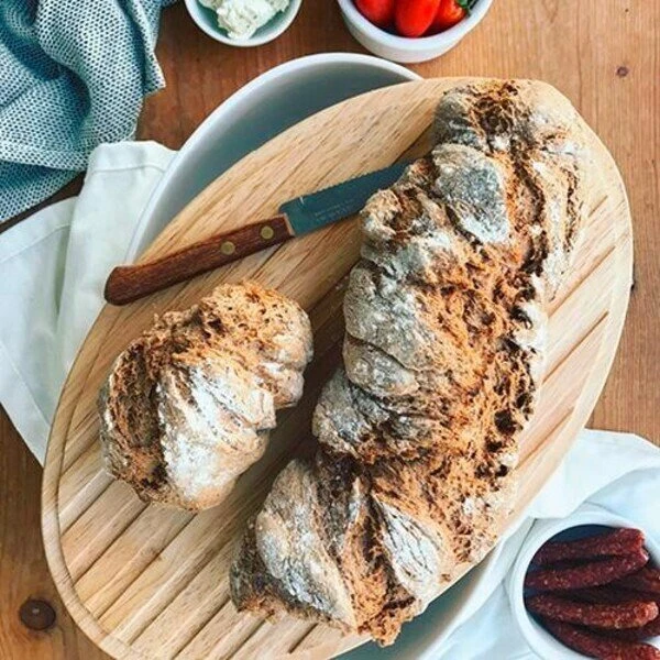 Continenta Brottopf 30x23 Cm Weiß 3 Continenta Brottopf 30x23 Cm Weiß – Bild 3