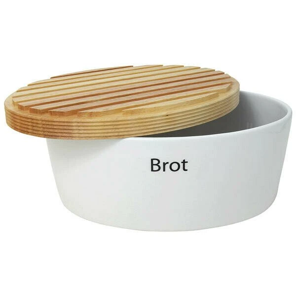 Continenta Brottopf 36x23 Cm Weiß 1 Continenta Brottopf 36x23 Cm Weiß