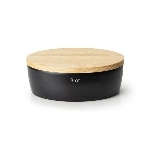 Continenta Brottopf 36x23 Cm Schwarz 1 Continenta Brottopf 36x23 Cm Schwarz