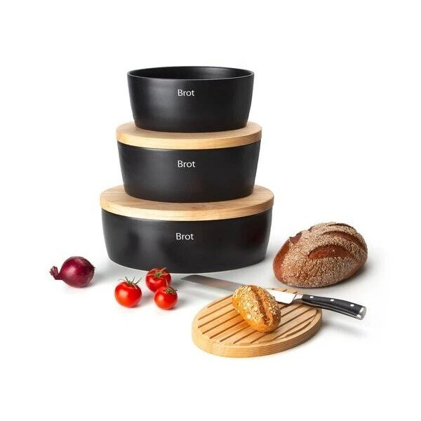 Continenta Brottopf 36x23 Cm Schwarz 3 Continenta Brottopf 36x23 Cm Schwarz – Bild 3