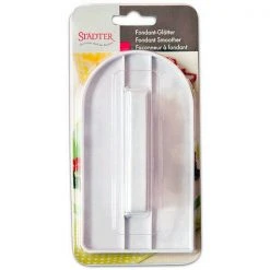 Städter Fondant Glätter Kunststoff Weiß 8x16cm