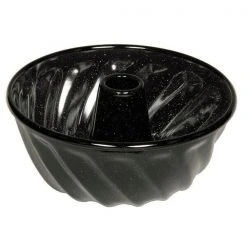 Riess Gugelhupfform Durchmesser 22cm Emaille Schwarz