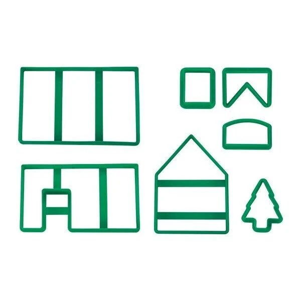 Städter Lebkuchenhaus 7tlg. Ausstecher Set 2 Städter Lebkuchenhaus 7tlg. Ausstecher Set – Bild 2