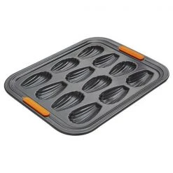 Le Creuset Madeleineform 34x27 Cm Schwarz