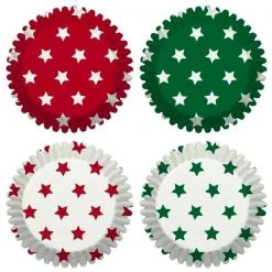 RBV Birkmann Papierbackförmchen Sterne 100 Stk. Mehrfarbig