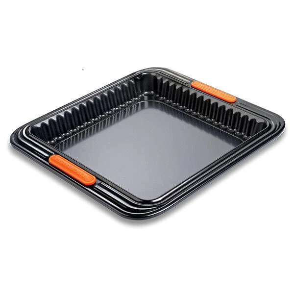 Le Creuset Tarteform 23x23 Cm Schwarz 1 Le Creuset Tarteform 23x23 Cm Schwarz