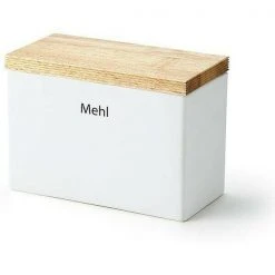 Continenta Vorratsdose Mehl 20x10 Cm Weiß